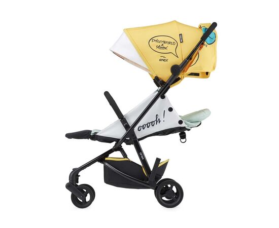 Коляска Anex Air-Z Doodle smiley yellow (AIR-Z SE-01 DOODLE), изображение 4 Коляска Anex Air-Z Doodle smiley yellow (AIR-Z SE-01 DOODLE), изображение 4