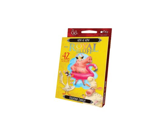Настольная игра Danko Toys Верю не верю (The Royal Bluff) желтые, русский (RBL-01-02)