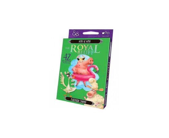 Настольная игра Danko Toys Верю не верю (The Royal Bluff) желтые, украинский (RBL-01-02U)