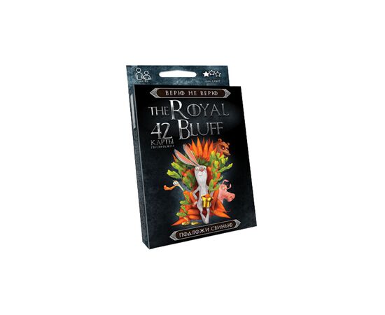 Настольная игра Danko Toys Верю не верю (The Royal Bluff) черные, русский (RBL-01-01/02)