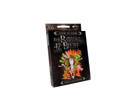 Настільна гра Danko Toys Вірю не вірю (The Royal Bluff) чорні, українська (RBL-01-01U)