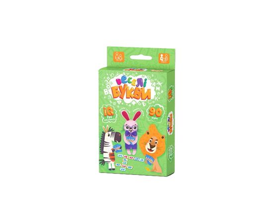 Настільна гра Danko Toys Веселі літери, українська (G-VB-01U)