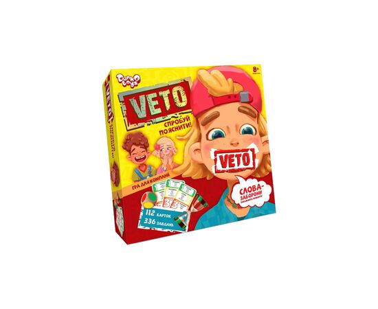 Настільна гра Danko Toys Вето (Veto), українська (VETO-01-01U)