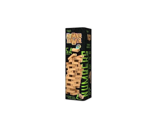 Настольная игра Danko Toys Джанга Number Tower, русский (NT-01)