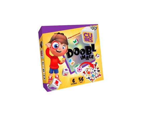 Настільна гра Danko Toys Доббль Зображення: Кубики (Doobl Image: Cubes), російська (DBI-04-01)