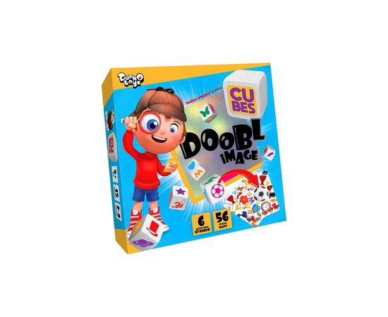 Настольная игра Danko Toys Доббль Картинки: Кубики (Doobl Image: Cubes), украинский (DBI-04-01U)