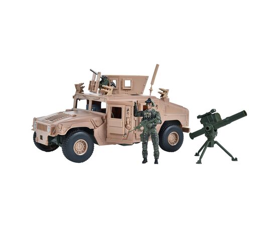 Игровой набор Elite Force Бронеавтомобиль HUMVEE M1114 (машина, фигурка, аксессуар.) (101863), изображение 2 Игровой набор Elite Force Бронеавтомобиль HUMVEE M1114 (машина, фигурка, аксессуар.) (101863), изображение 2