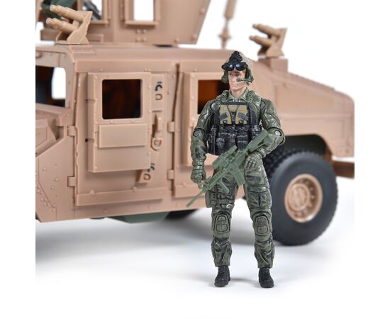 Игровой набор Elite Force Бронеавтомобиль HUMVEE M1114 (машина, фигурка, аксессуар.) (101863), изображение 4 Игровой набор Elite Force Бронеавтомобиль HUMVEE M1114 (машина, фигурка, аксессуар.) (101863), изображение 4