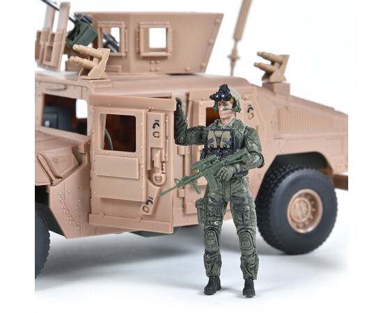 Игровой набор Elite Force Бронеавтомобиль HUMVEE M1114 (машина, фигурка, аксессуар.) (101863), изображение 5 Игровой набор Elite Force Бронеавтомобиль HUMVEE M1114 (машина, фигурка, аксессуар.) (101863), изображение 5