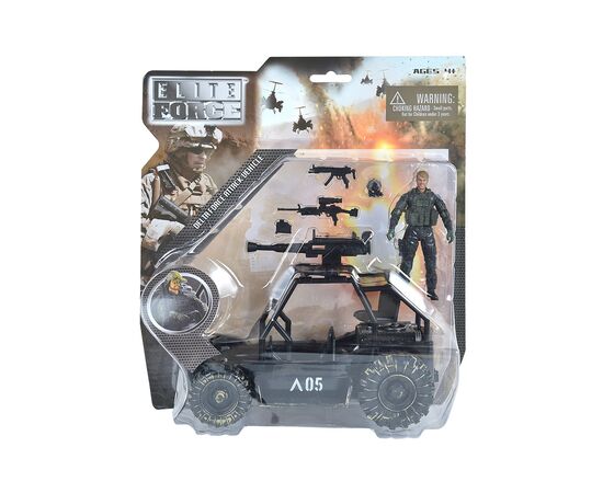 Игровой набор Elite Force Штурмовая машина «ДЕЛЬТА» (машина, фигурка, аксесс.) (101858)