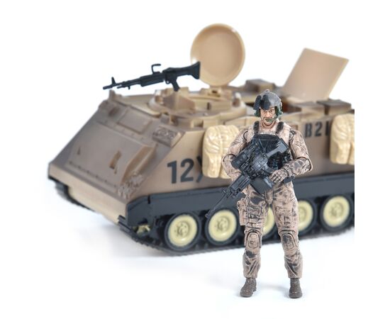 Игровой набор Elite Force Бронетранспортер M113 (БТР, фигурка, аксессуар.) (101857), изображение 5 Игровой набор Elite Force Бронетранспортер M113 (БТР, фигурка, аксессуар.) (101857), изображение 5