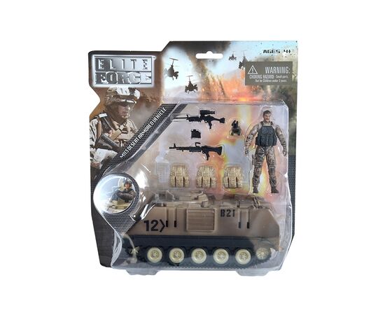 Ігровий набір Elite Force Бронетранспортер M113 (БТР, фігурка, аксес.) (101857)