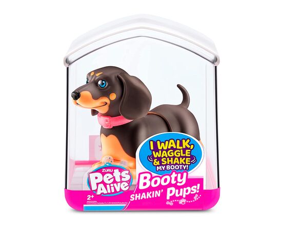 Интерактивная игрушка Pets & Robo Alive щенок Pets Alive - Игривая такса (9530SQ1-3), изображение 3 Интерактивная игрушка Pets & Robo Alive щенок Pets Alive - Игривая такса (9530SQ1-3), изображение 3