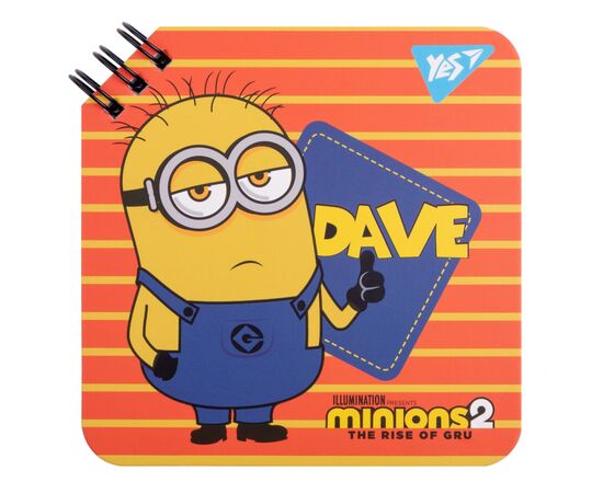Блокнот Yes Minions 110 х 110 80 аркушів (151753)