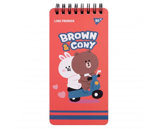 Блокнот Yes Line Friends Brown&Cony 80 х 160 80 листов (151762)