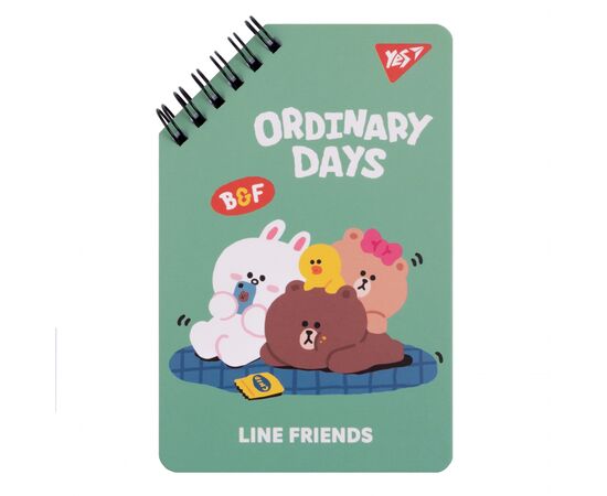 Блокнот Yes Line Friends 95 х 145 60 аркушів (151757)