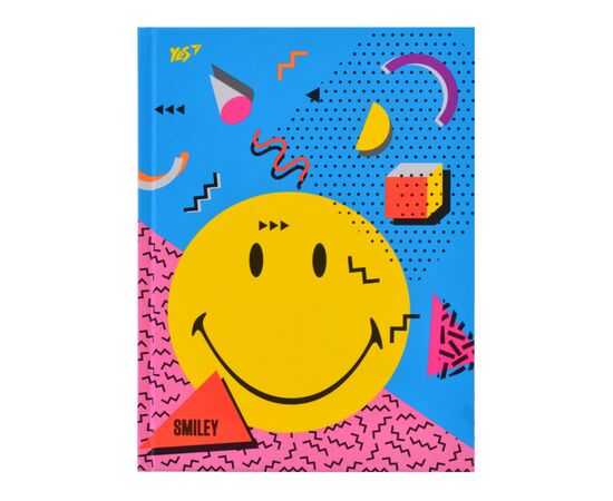 Блокнот Yes 7БЦ Smiley А5 96 аркушів Клітинка (151519)