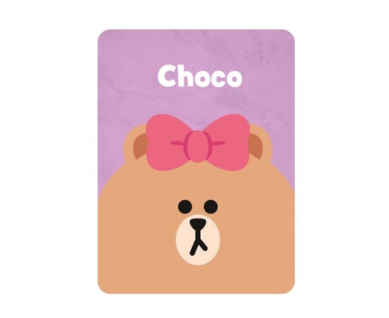 Блокнот Yes Пухнастий Line Friends Choco , 80 аркушів Лінія (151746)