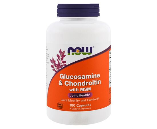Вітамінно-мінеральний комплекс Now Foods Глюкозамин и Хондроитин с МСМ, Glucosamine & Chondroitin & M (NOW-03172)