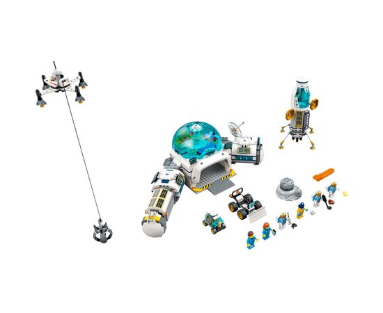 Конструктор LEGO City Space Лунная научная база 786 деталей (60350), изображение 5 Конструктор LEGO City Space Лунная научная база 786 деталей (60350), изображение 5