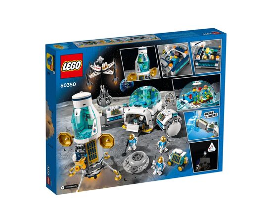 Конструктор LEGO City Space Лунная научная база 786 деталей (60350), изображение 9 Конструктор LEGO City Space Лунная научная база 786 деталей (60350), изображение 9