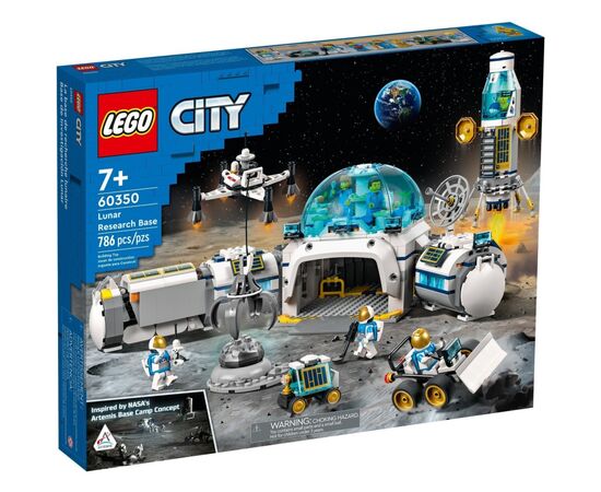 Конструктор LEGO City Space Лунная научная база 786 деталей (60350)