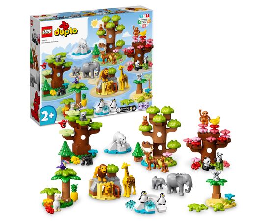 Конструктор LEGO DUPLO Town Дикие животные мира 142 деталей (10975), изображение 2 Конструктор LEGO DUPLO Town Дикие животные мира 142 деталей (10975), изображение 2