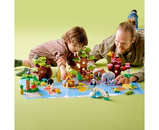 Конструктор LEGO DUPLO Town Дикие животные мира 142 деталей (10975), изображение 4 Конструктор LEGO DUPLO Town Дикие животные мира 142 деталей (10975), изображение 4