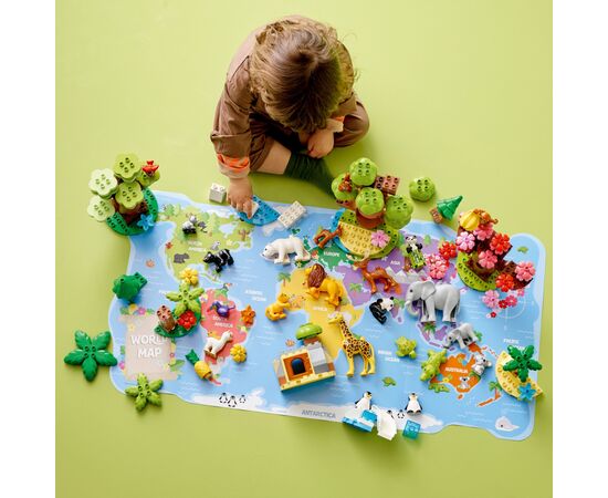 Конструктор LEGO DUPLO Town Дикие животные мира 142 деталей (10975), изображение 5 Конструктор LEGO DUPLO Town Дикие животные мира 142 деталей (10975), изображение 5