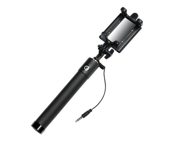 Монопод для селфі Grand-X Mirror 360 + дзеркало U-кріплення Black (MI3UBK)
