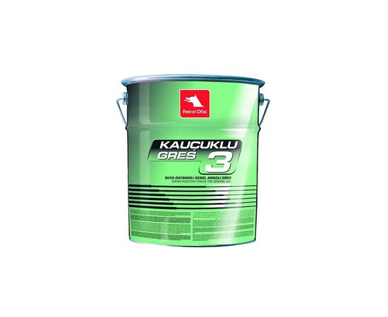 Смазка автомобильная Petrol Ofisi Kaucuklu Gres 3, 14кг (74085)