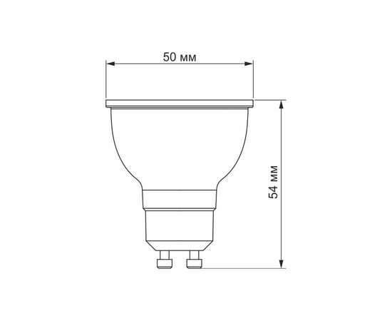 Лампочка Videx LED MR16еD 6W GU10 4100K дімерна (VL-MR16еD-06104), изображение 2 Лампочка Videx LED MR16еD 6W GU10 4100K дімерна (VL-MR16еD-06104), изображение 2