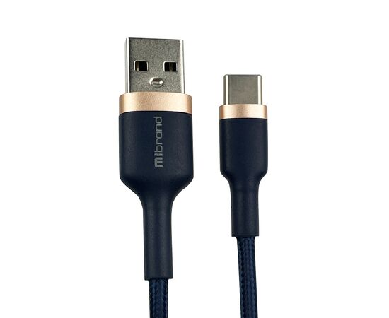 Дата кабель USB 2.0 AM to Type-C 1.0m MI-71 2.4A Navy Blue Mibrand (MIDC/71TNB)