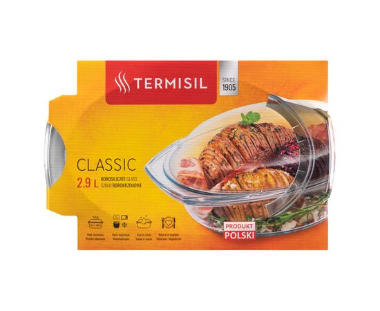 Форма для випікання Termisil Cover Oval 2,9 л (PNSW290A), зображення 6 Форма для випікання Termisil Cover Oval 2,9 л (PNSW290A), зображення 6