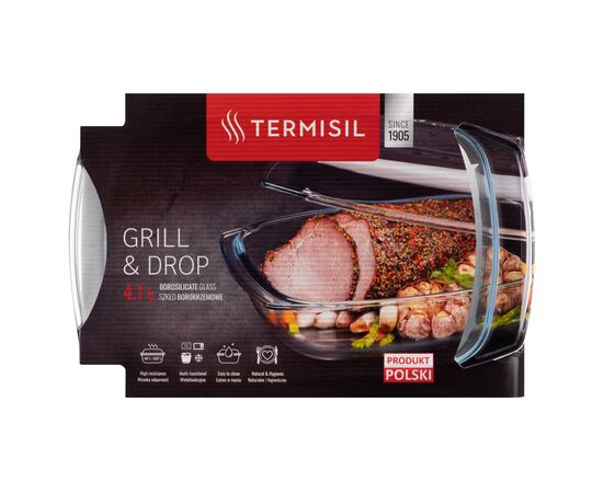 Форма для выпечки Termisil Cover Rectangle Grill Dro (PNGP410A), изображение 5 Форма для выпечки Termisil Cover Rectangle Grill Dro (PNGP410A), изображение 5