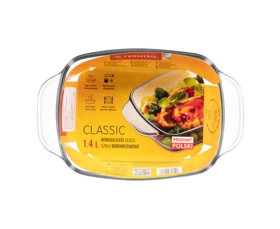 Форма для выпечки Termisil Rectangle 1,4 л (PBSP140A), изображение 2 Форма для выпечки Termisil Rectangle 1,4 л (PBSP140A), изображение 2
