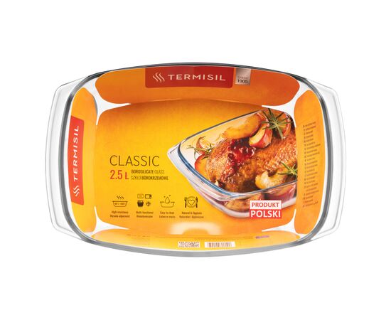 Форма для выпечки Termisil Rectangle 2,5 л (PBSP250A), изображение 4 Форма для выпечки Termisil Rectangle 2,5 л (PBSP250A), изображение 4