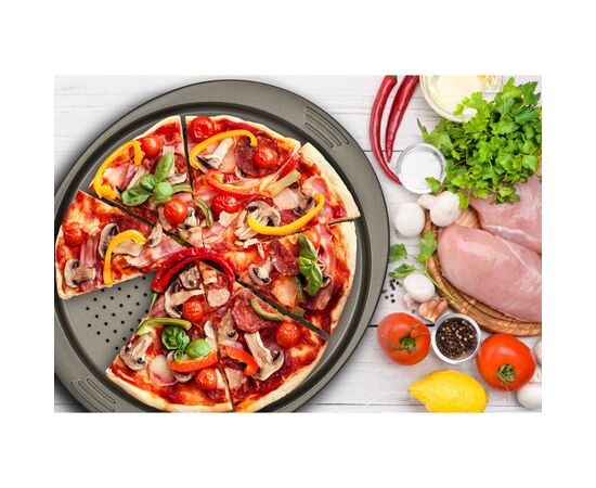 Форма для выпечки Tefal Easy Grip Pizza 34 см (J1629044), изображение 2 Форма для выпечки Tefal Easy Grip Pizza 34 см (J1629044), изображение 2