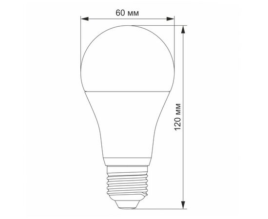 Лампочка Videx A65e 15W E27 4100K 220V, изображение 3 Лампочка Videx A65e 15W E27 4100K 220V, изображение 3