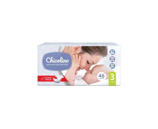 Подгузник Chicolino Middle Размер 3 (4-9 кг) 46 шт (4823098410546)