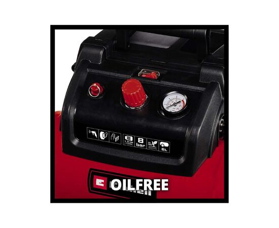 Компрессор Einhell TC-AC 190/6/8 OF Set, 1200 Вт (4020650), изображение 5 Компрессор Einhell TC-AC 190/6/8 OF Set, 1200 Вт (4020650), изображение 5