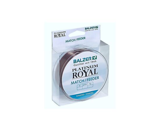 Леска Balzer Platinum Royal Match/Feeder 0.20мм 200м 3.80кг тонущая (12097 020)