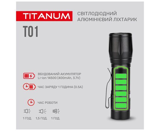 Фонарь TITANUM 120Lm 6500K (TLF-T01), изображение 5 Фонарь TITANUM 120Lm 6500K (TLF-T01), изображение 5