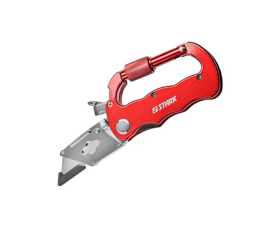 Нож монтажный Stark складной трапециевидный (506100840), изображение 3 Нож монтажный Stark складной трапециевидный (506100840), изображение 3