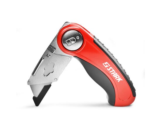 Нож монтажный Stark складной трапециевидный 168 мм (506111205), изображение 2 Нож монтажный Stark складной трапециевидный 168 мм (506111205), изображение 2