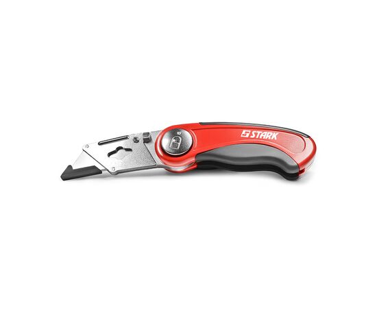 Нож монтажный Stark складной трапециевидный 168 мм (506111205), изображение 5 Нож монтажный Stark складной трапециевидный 168 мм (506111205), изображение 5