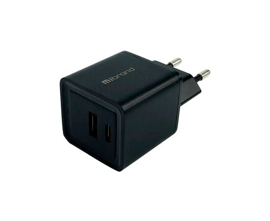 Зарядний пристрій Mibrand MI-30 GaN Black (MIWC/30UCB)