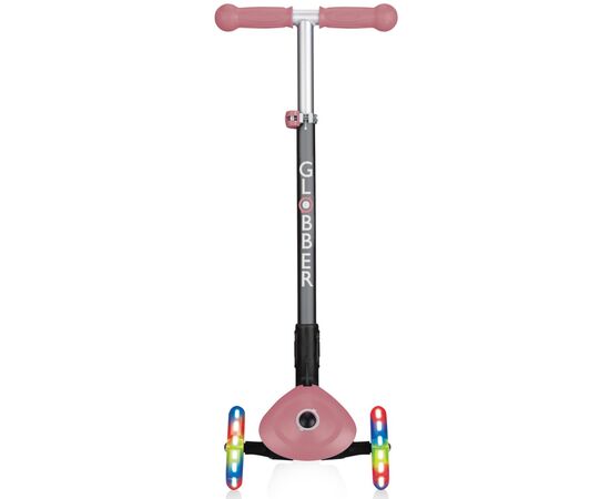 Самокат Globber Primo Foldable Lights пастельно-розовый (432-210-2), изображение 6 Самокат Globber Primo Foldable Lights пастельно-розовый (432-210-2), изображение 6