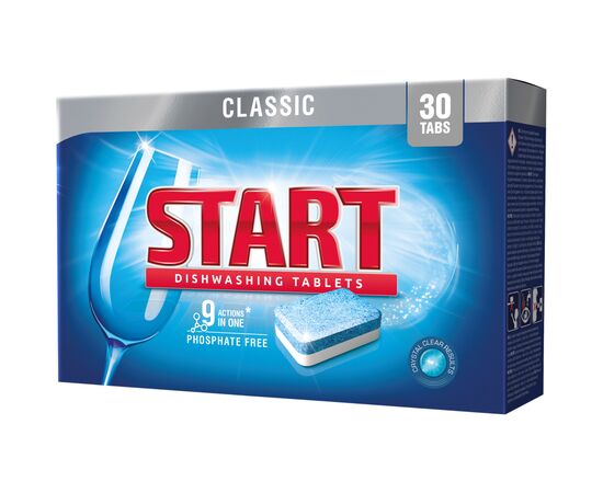 Таблетки для посудомийних машин Start Classic 30 шт. (4820207100039)
