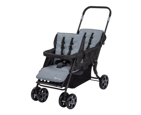 Коляска Bebe Confort Confort Teamy для двойни Shadow Block (1151060210), изображение 2 Коляска Bebe Confort Confort Teamy для двойни Shadow Block (1151060210), изображение 2